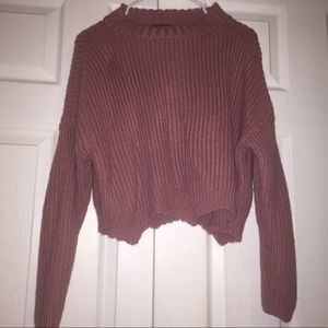 Comfy sweater with elbow patch